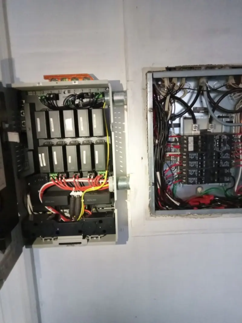Electrical panel upgrade completed for Indoor Lighting Installation in Fayetteville